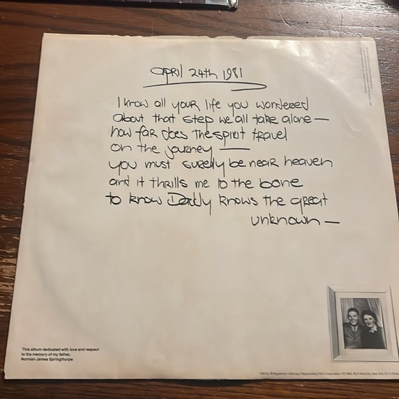 Rick Springfield- Success Hasn't Spoiled Me Yet, Vinyl LP 1982 - Picture 4 of 6